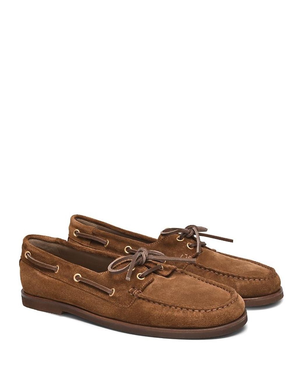 Gianvito Rossi Brown Vandee Mocassin Flats