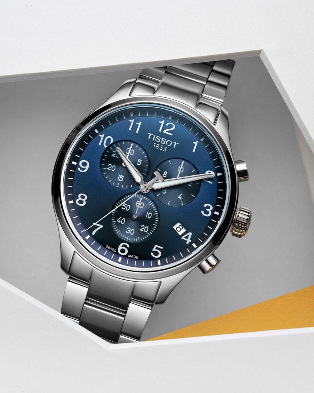 tissot xl chrono blue