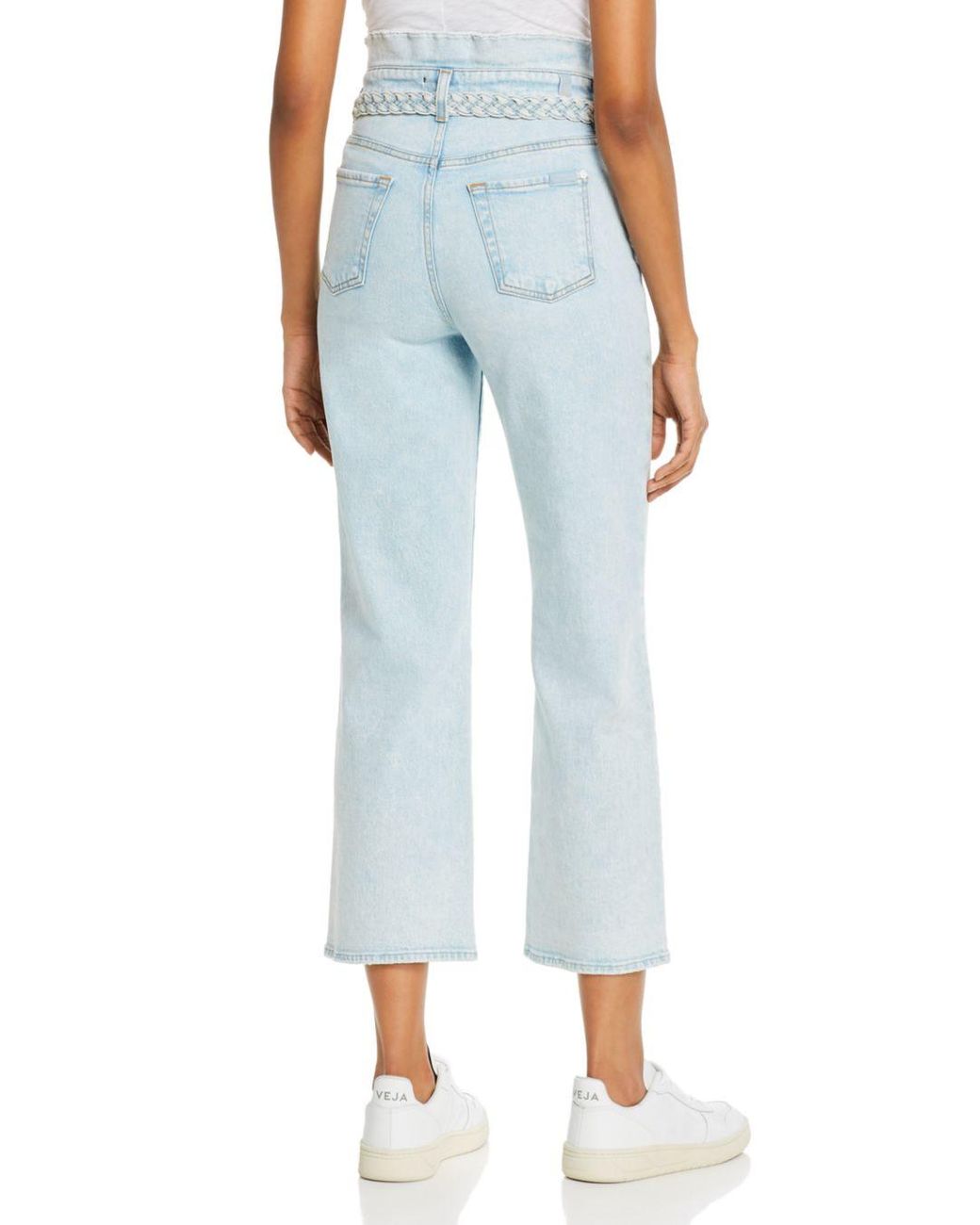 Alexa Cropped Paperbag - Waist Jeans 