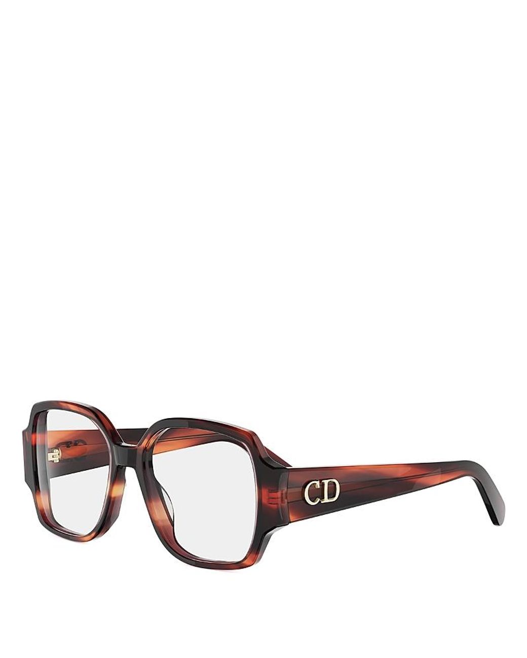 Dior Red Glowo S3I Rectangular Eyeglasses, 53Mm