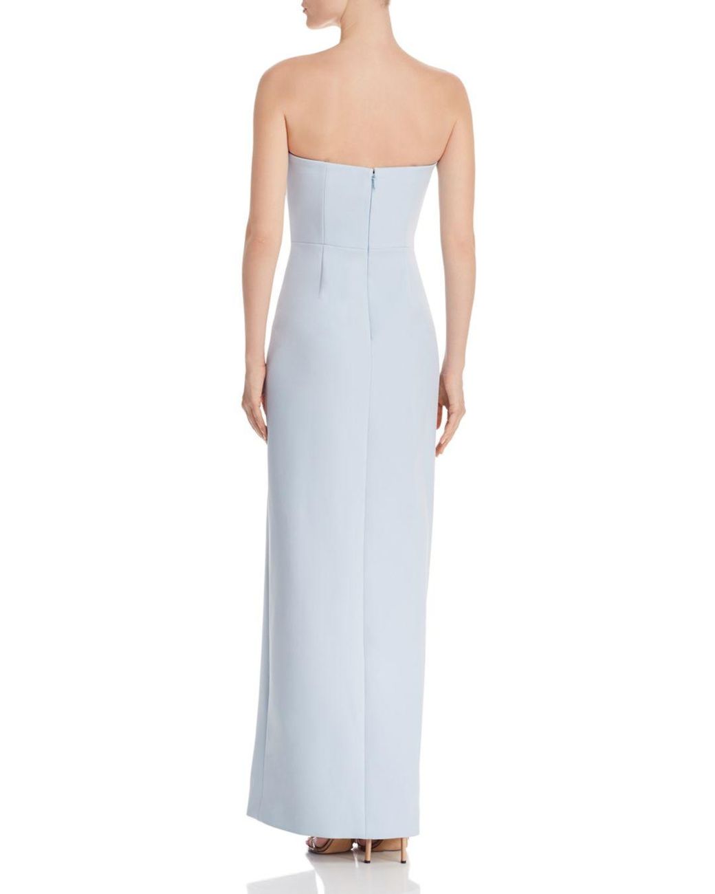 BCBGMAXAZRIA Strapless Crepe Gown in 