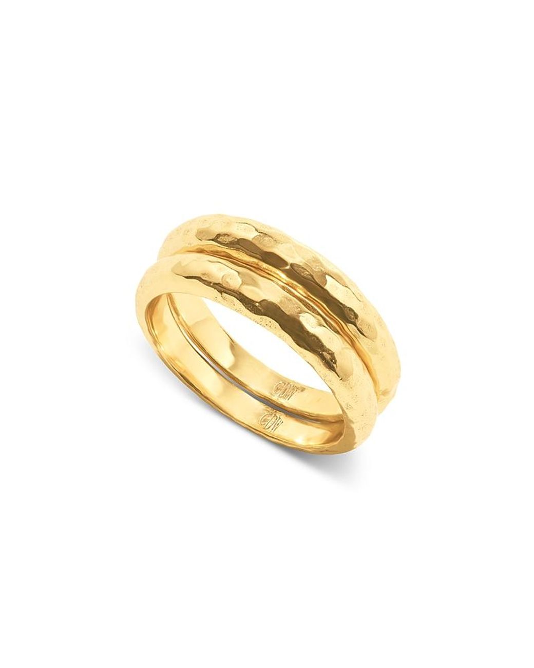 Capucine de Wulf Metallic Cleopatra Slice Stacking Rings