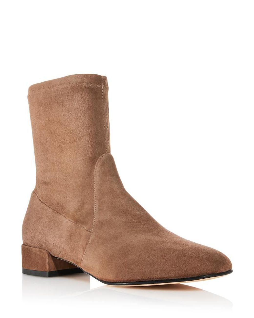 Stuart Weitzman Brown Bacari Suede Ankle Boots