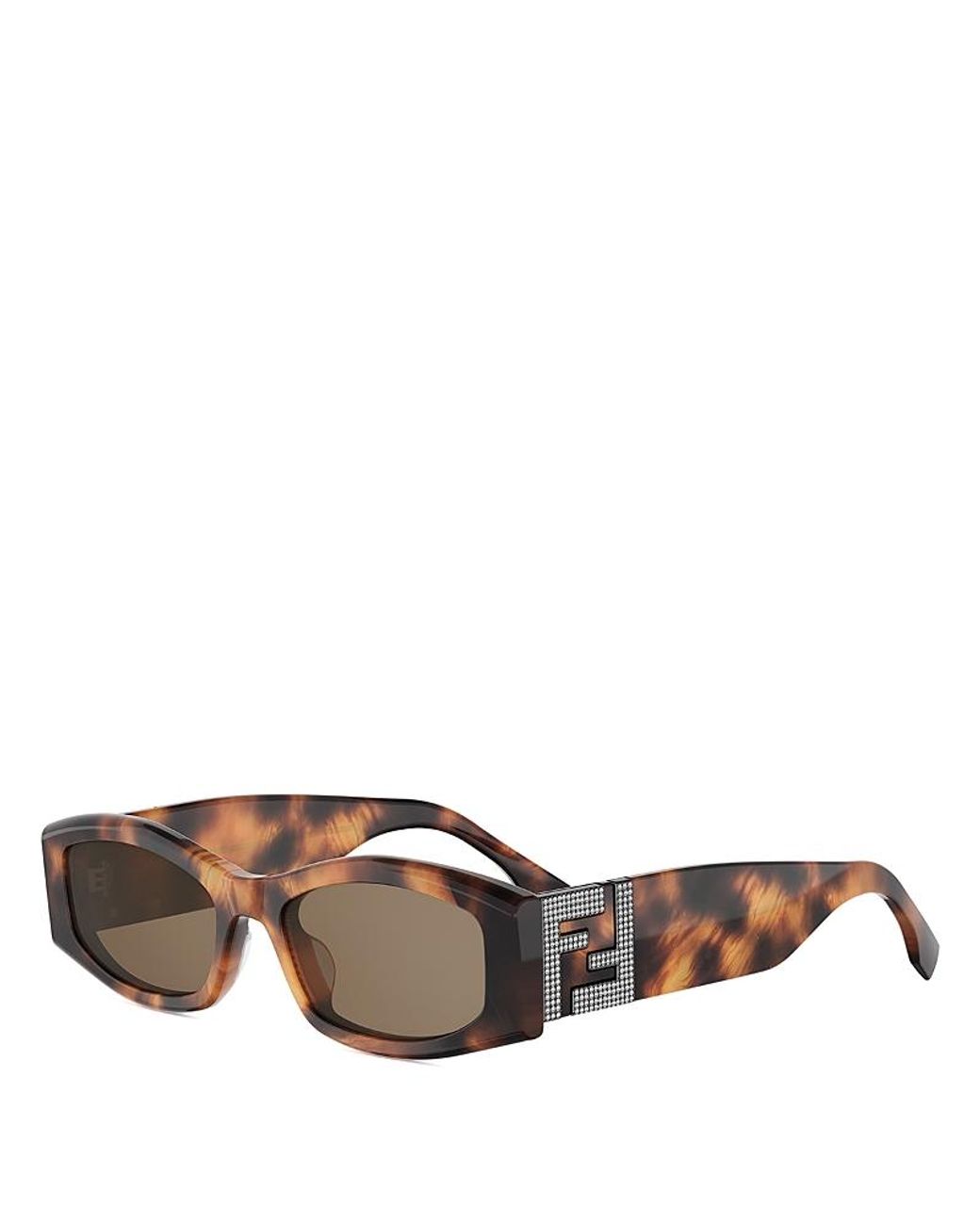 Fendi Multicolor Forever Square Sunglasses, 54Mm
