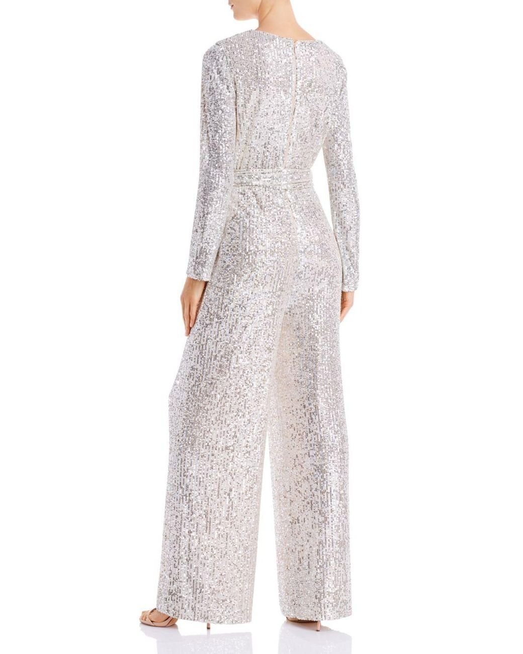 eliza j faux wrap jumpsuit