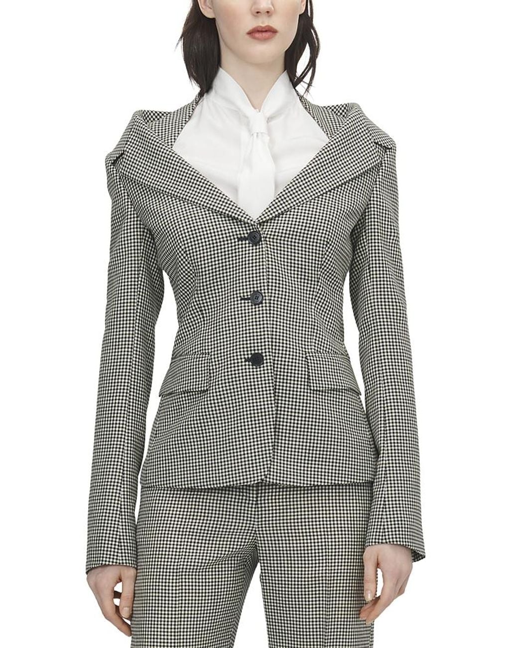 McQueen Gray Wool Jacket
