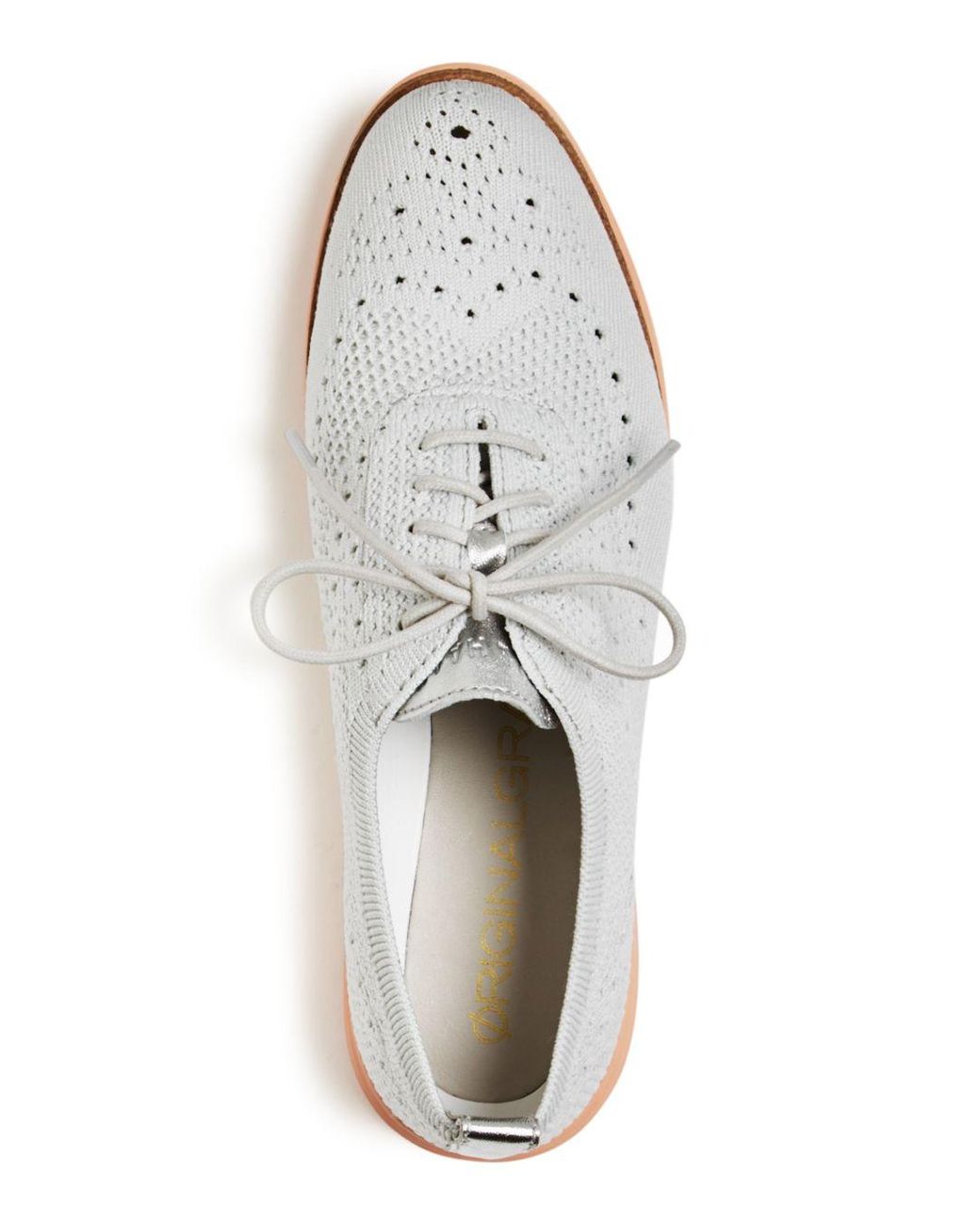 cole haan original grand knit wingtip oxford
