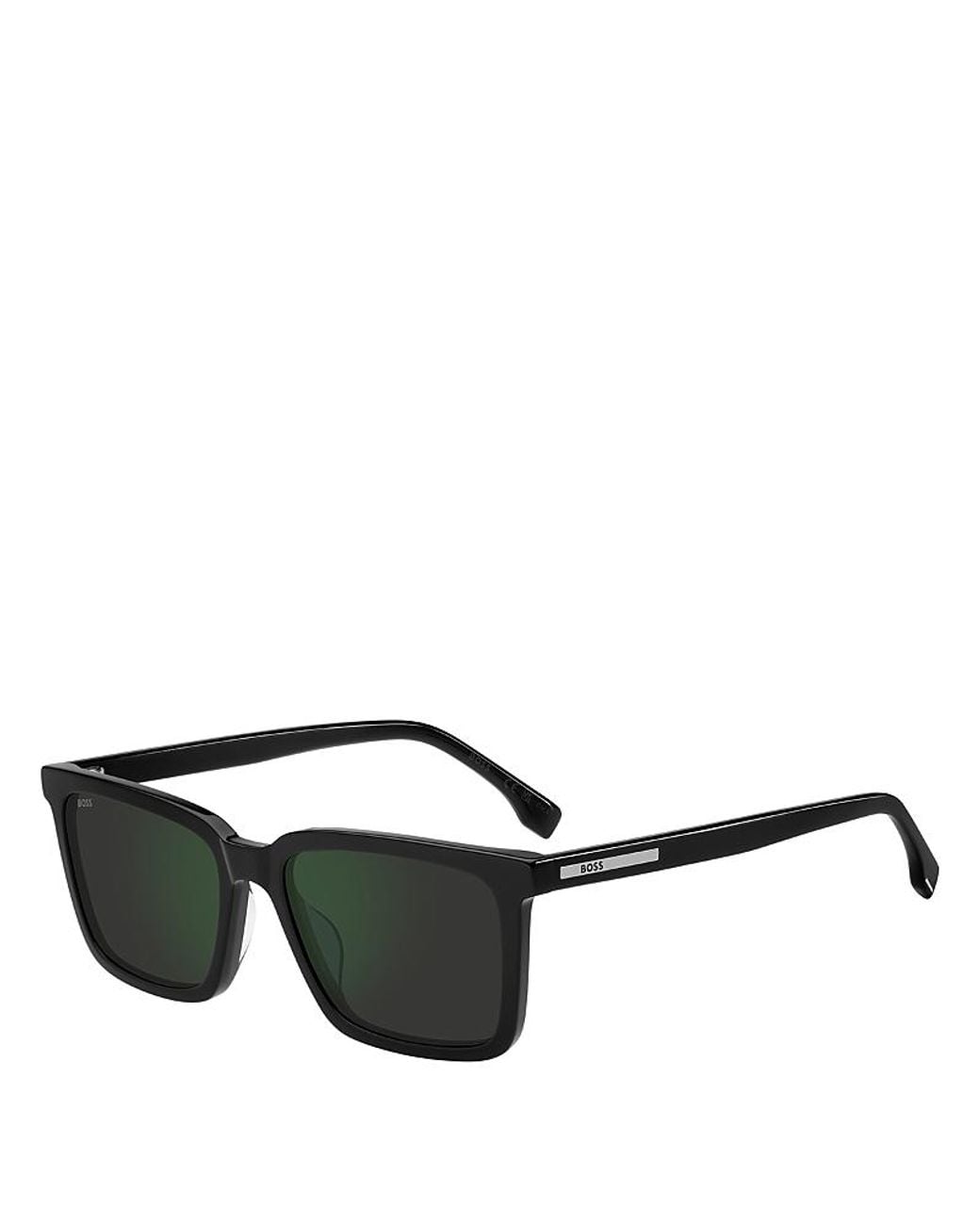 Boss Black Rectangular Sunglasses, 55Mm for men