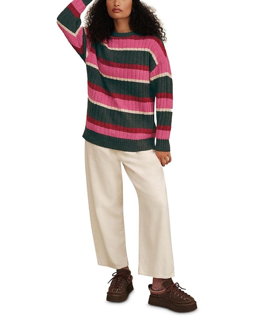 Ugg Multicolor Riz Ribbed Sweatshirt