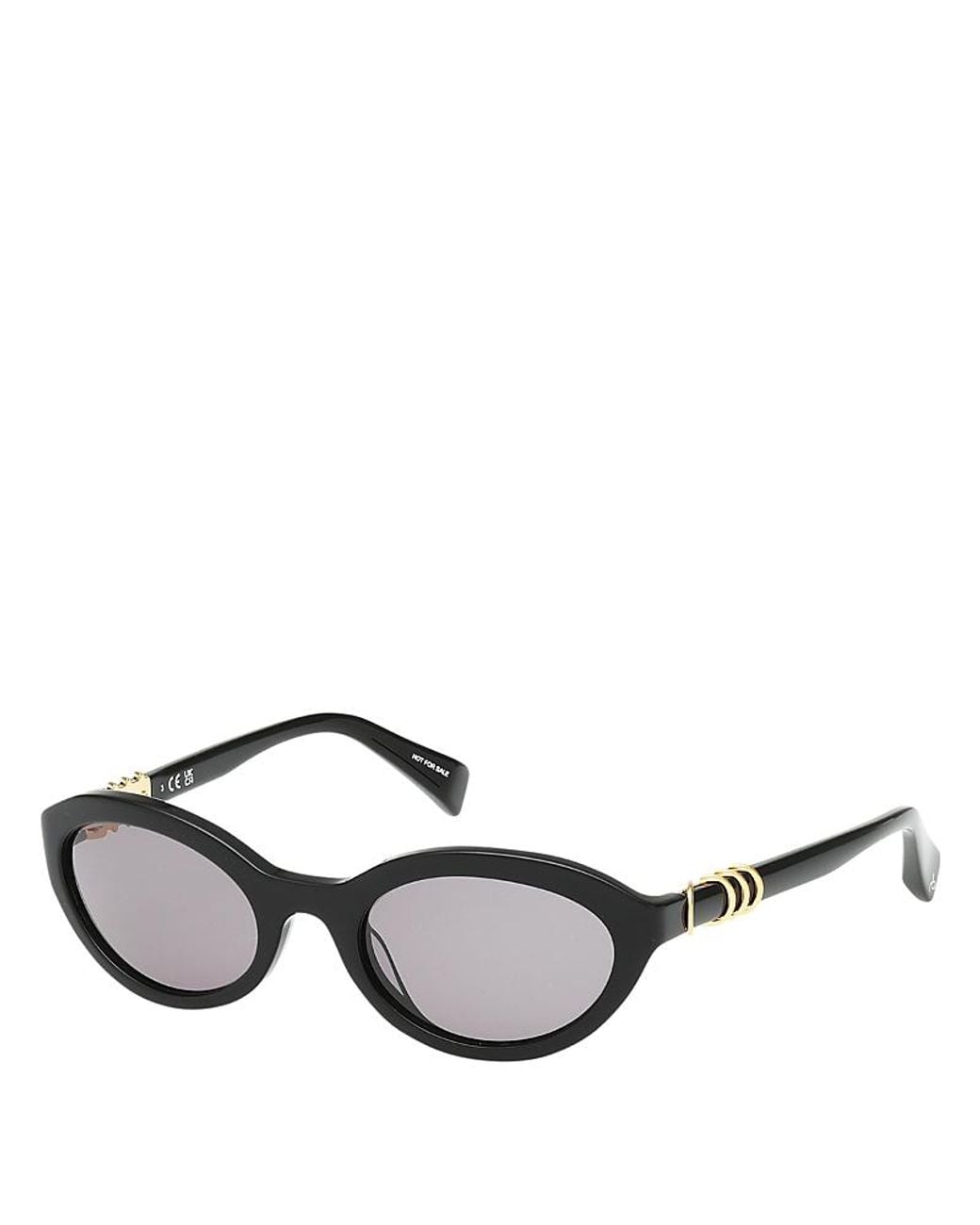 Rag & Bone Metallic Oval Sunglasses, 52Mm