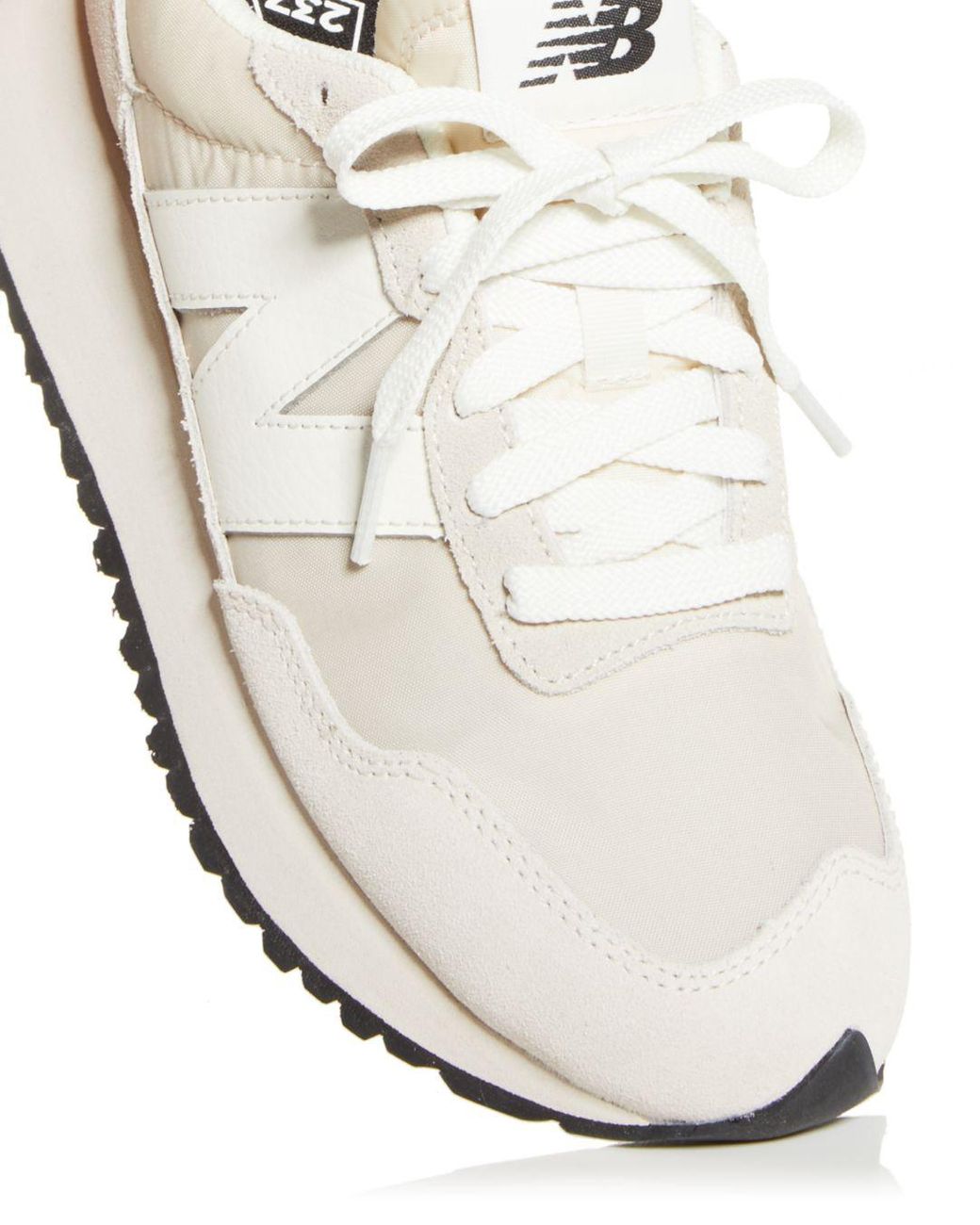 New Balance Suede 237 Low Top Sneakers In White Lyst
