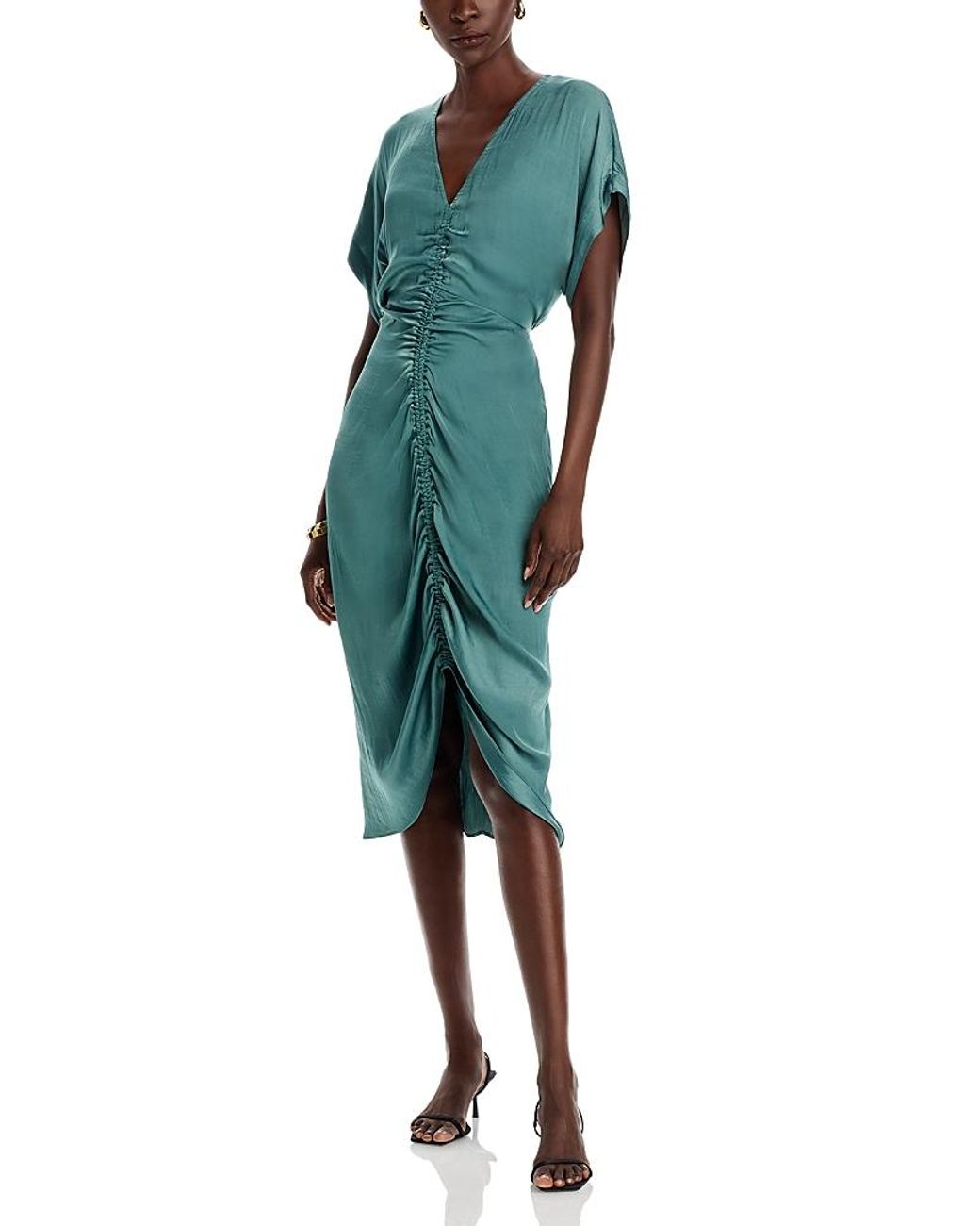 slim fit dress slacks rhea side tie dress
