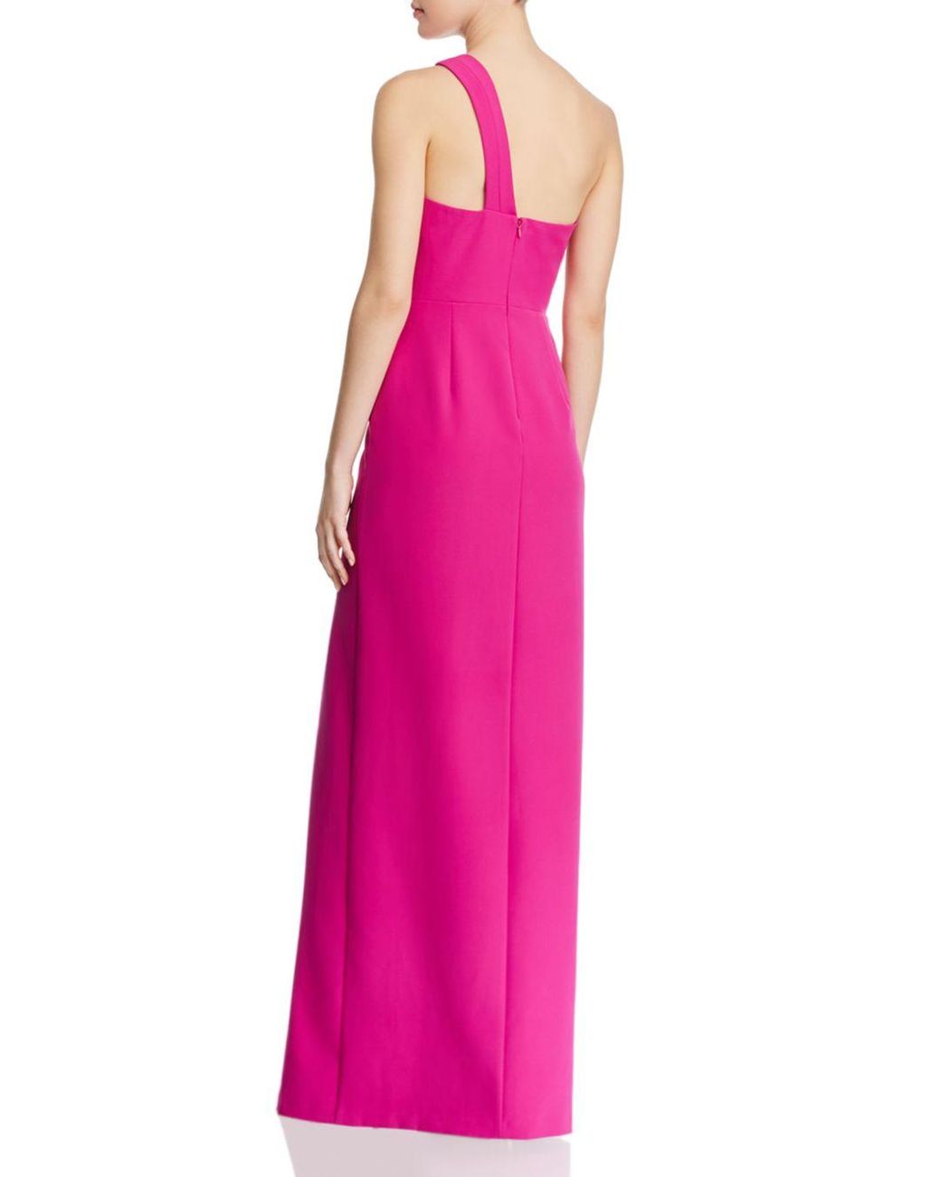 Shoulder Crepe Cutout Gown in Electric 