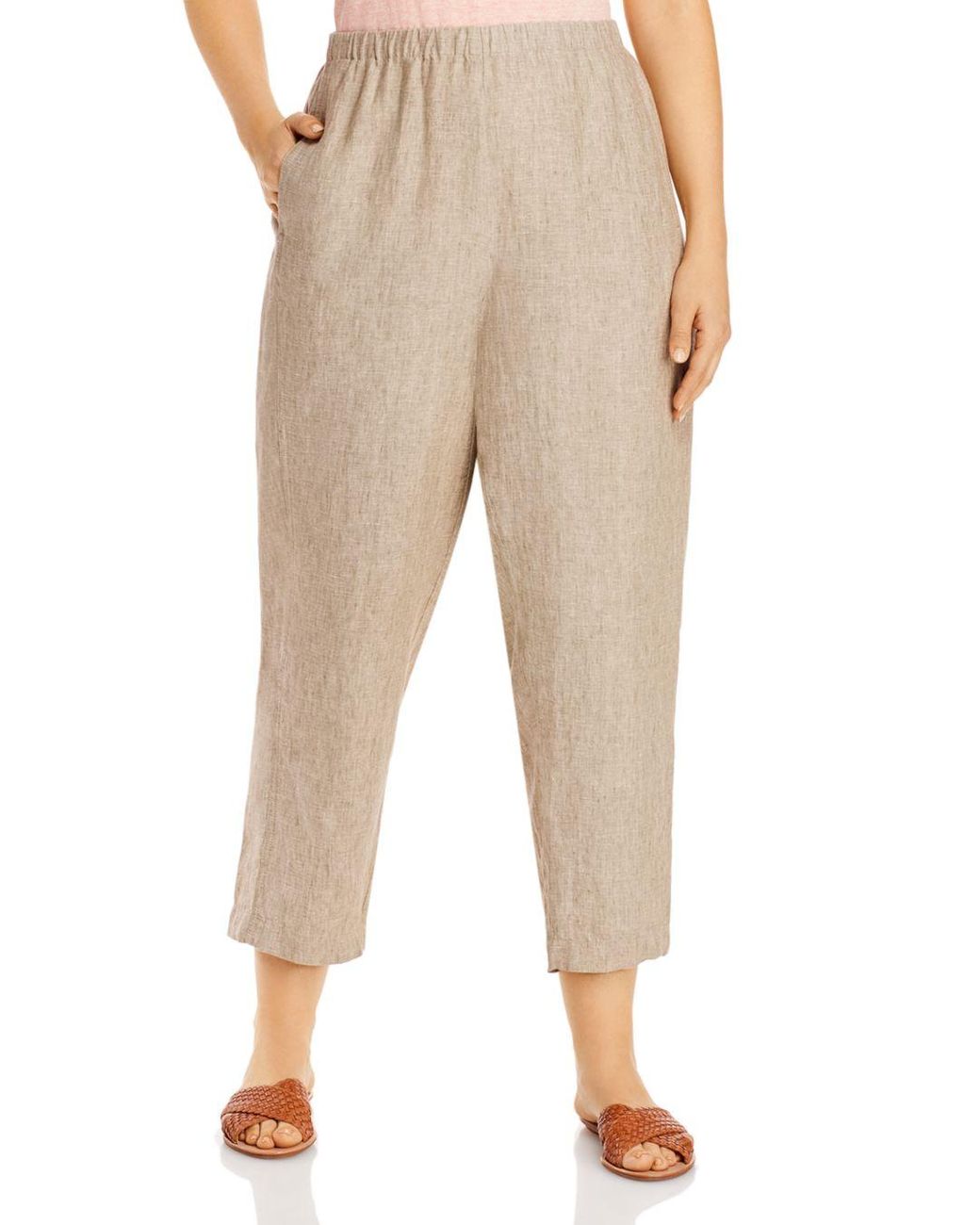 eileen fisher wool lantern pants