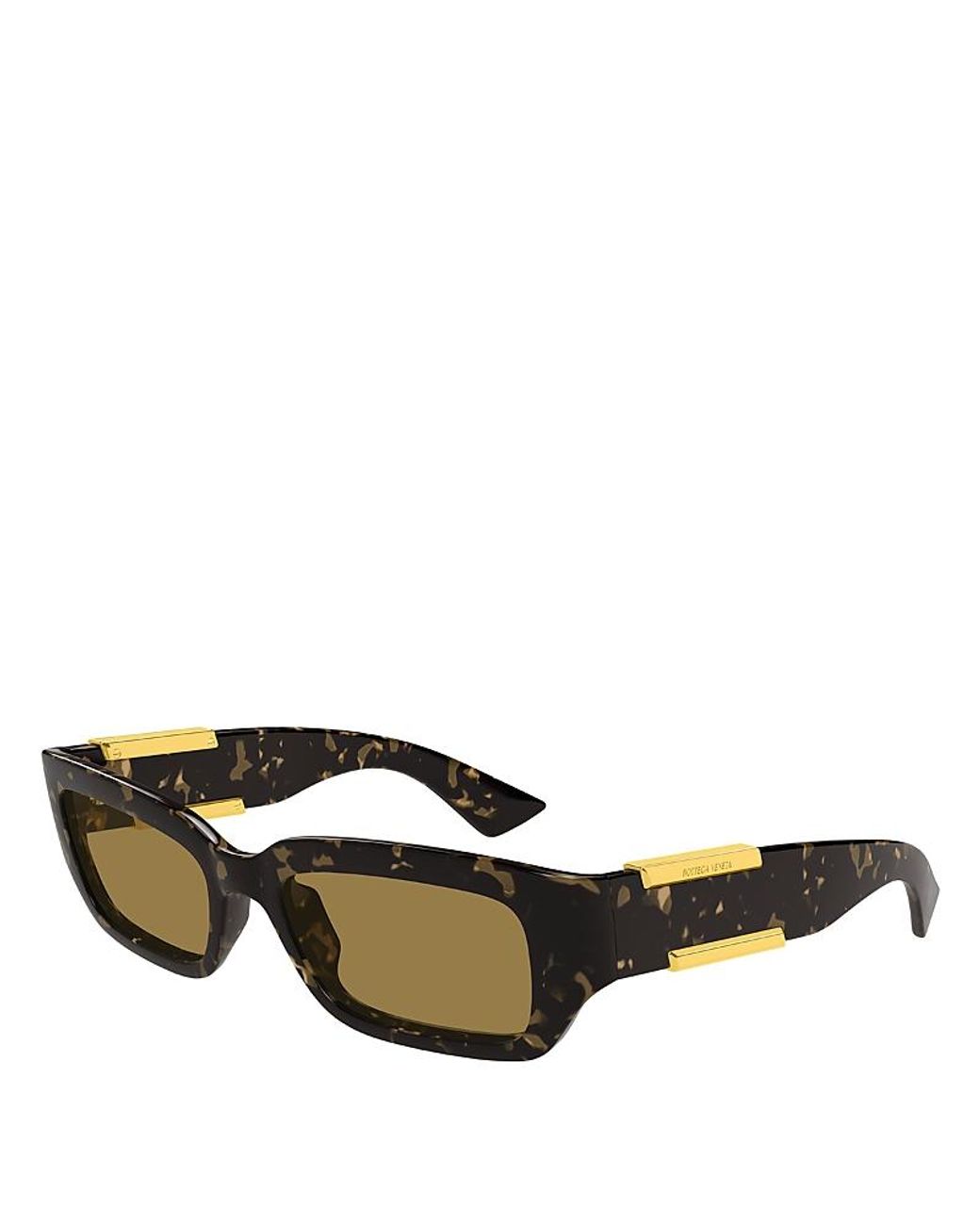 Bottega Veneta Multicolor Rectangular Sunglasses, 53Mm