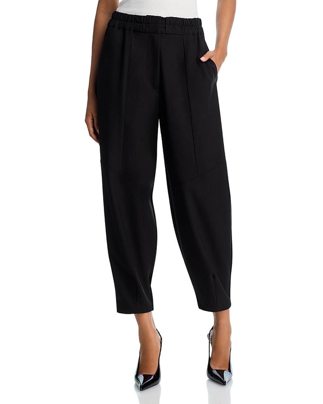 Aqua Black Balloon Pants