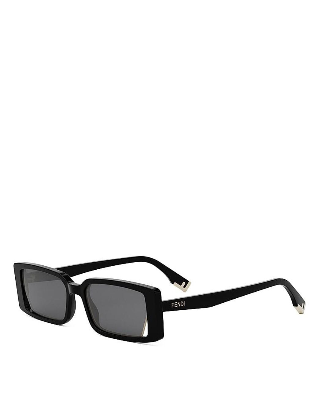 Fendi Multicolor Way Rectangular Sunglasses, 53Mm