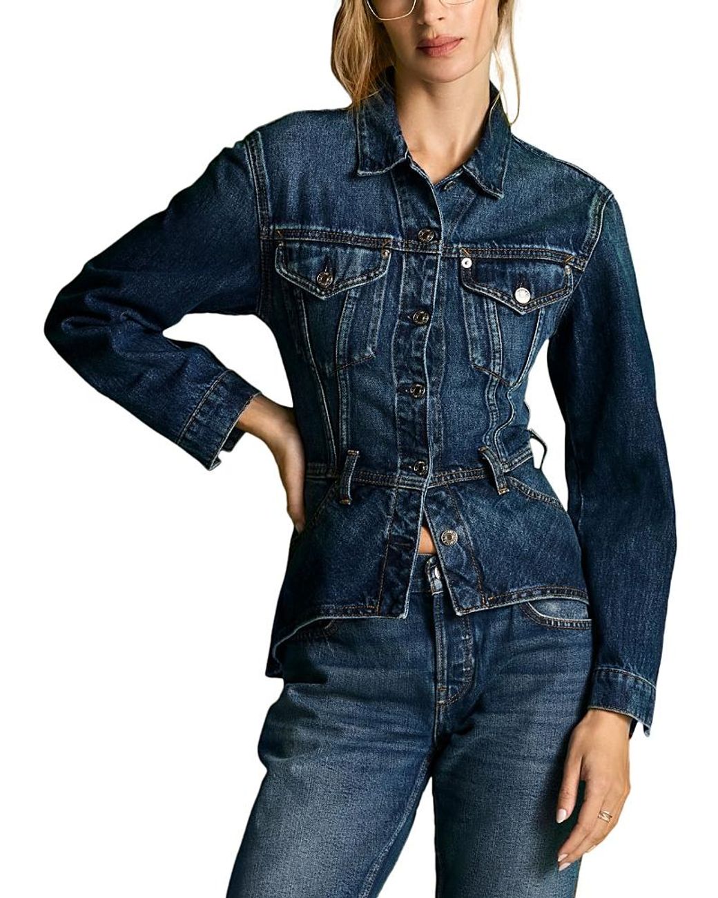 Re/done Blue First Edition Denim Jacket