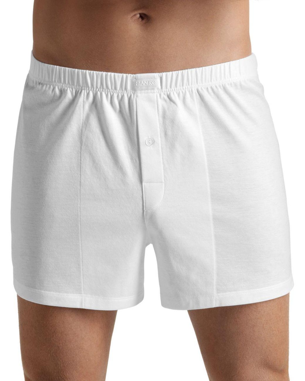 Hanro Men's Sporty Cotton Boxer Shorts Briefs Mercerised Cotton New Size XL  Herren CO6833910