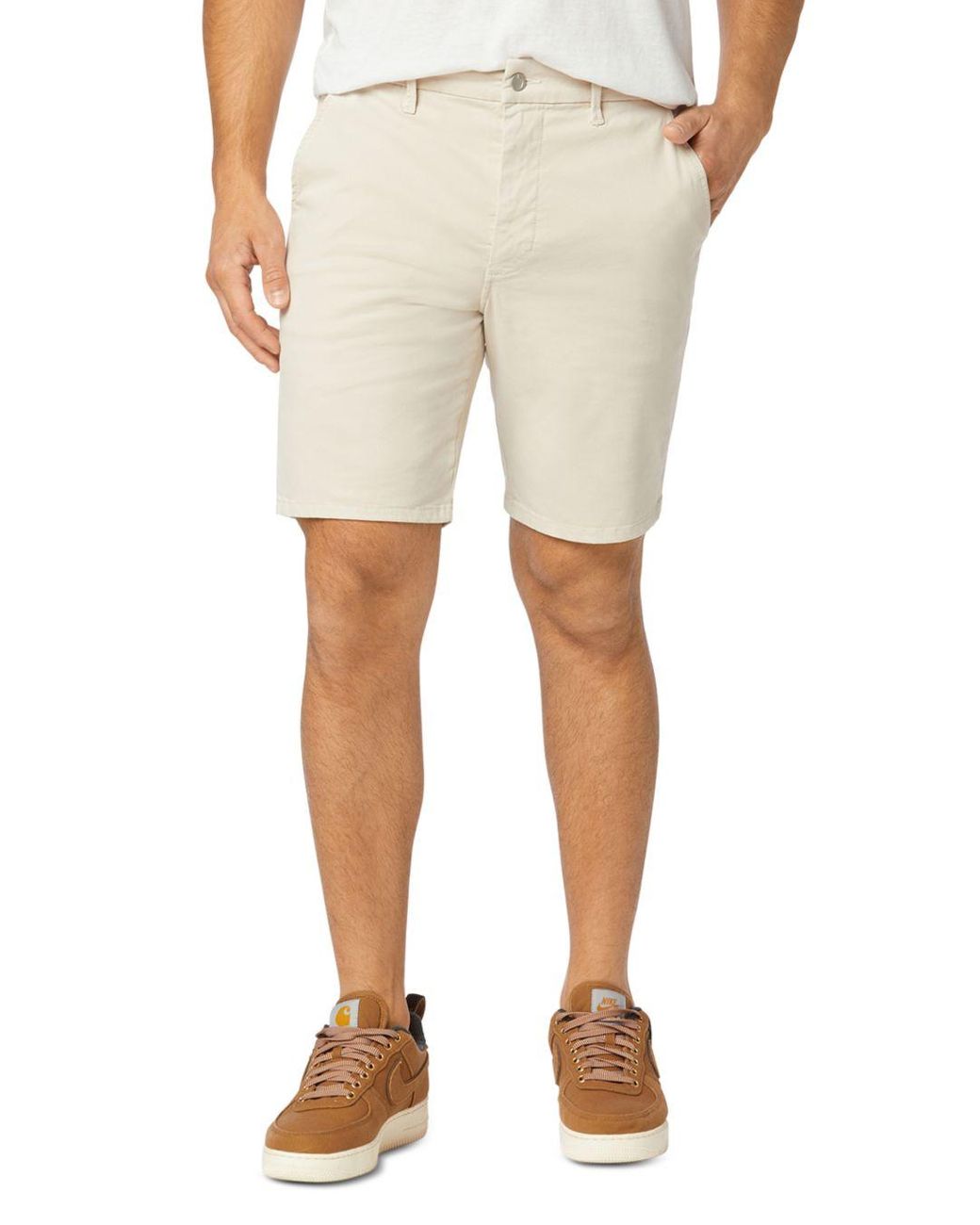 Joe's Jeans Cotton The Brixton Slim Fit Shorts in Natural for Men - Lyst