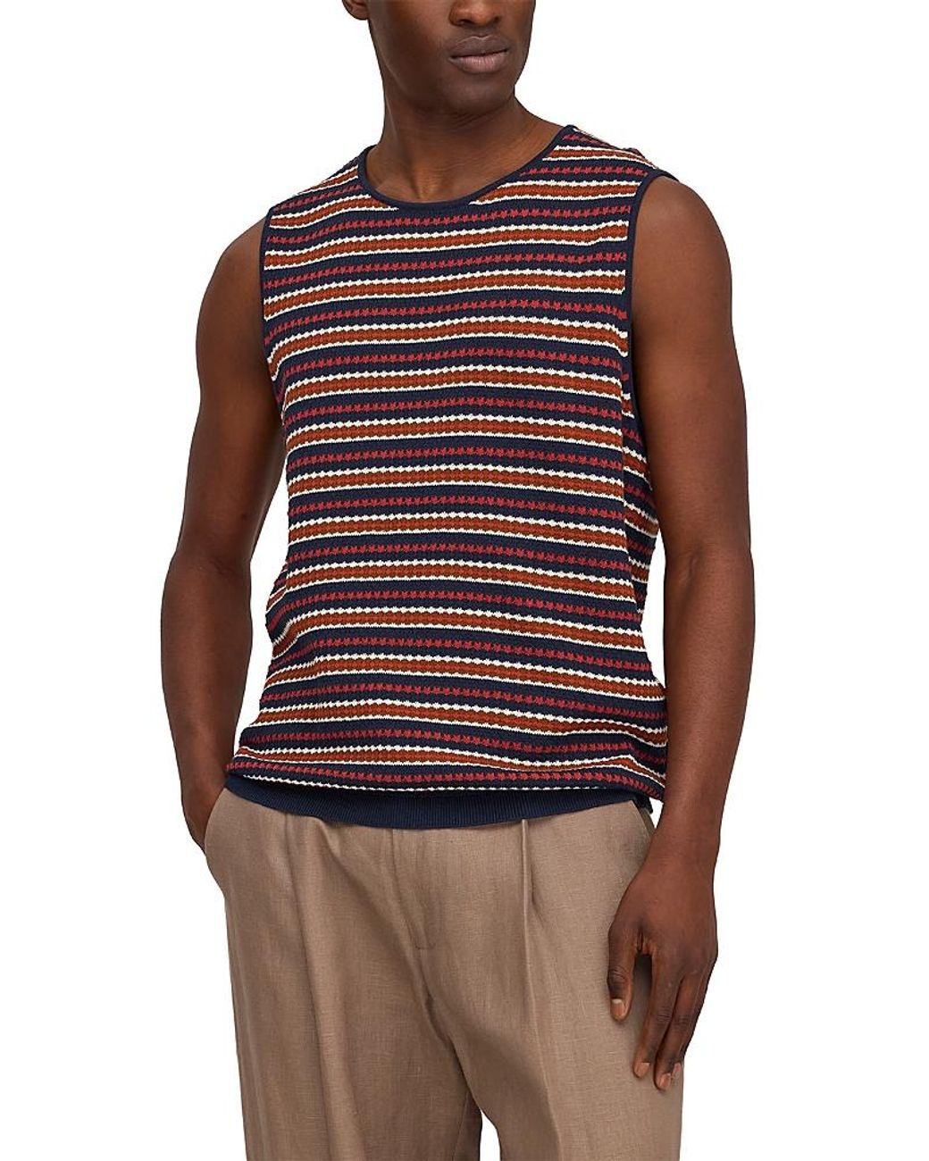 NN07 Red Bari Tank for men