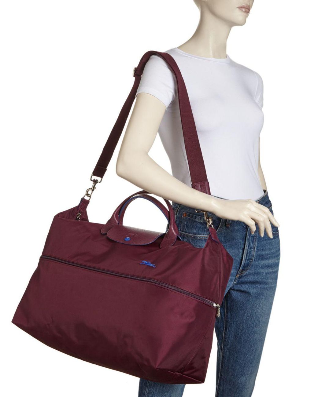 Le pliage club expandable large nylon travel bag hotsell