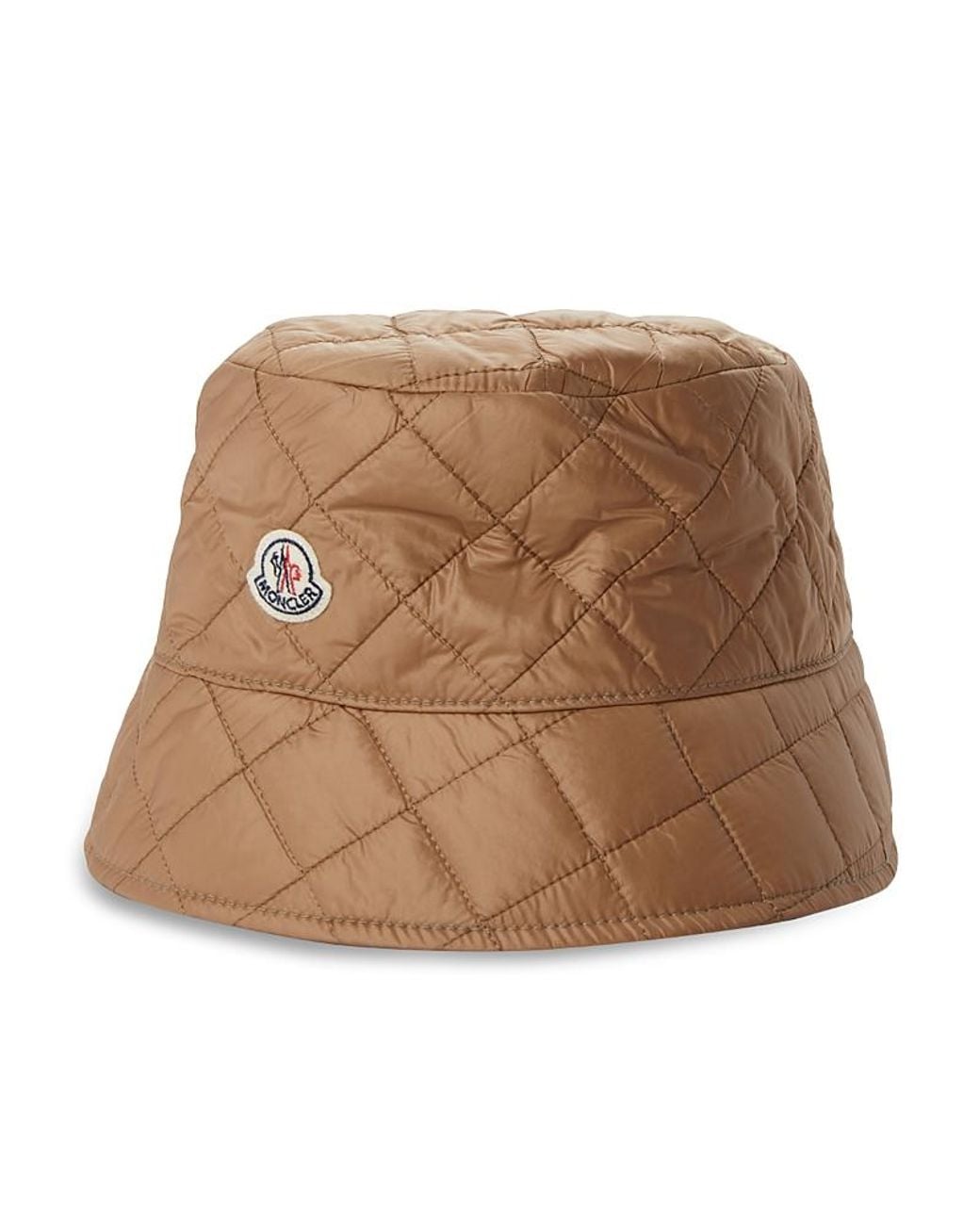 Moncler Brown Quilted Bucket Hat