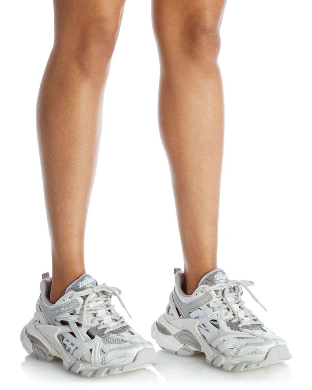 balenciaga track 2 white light blue