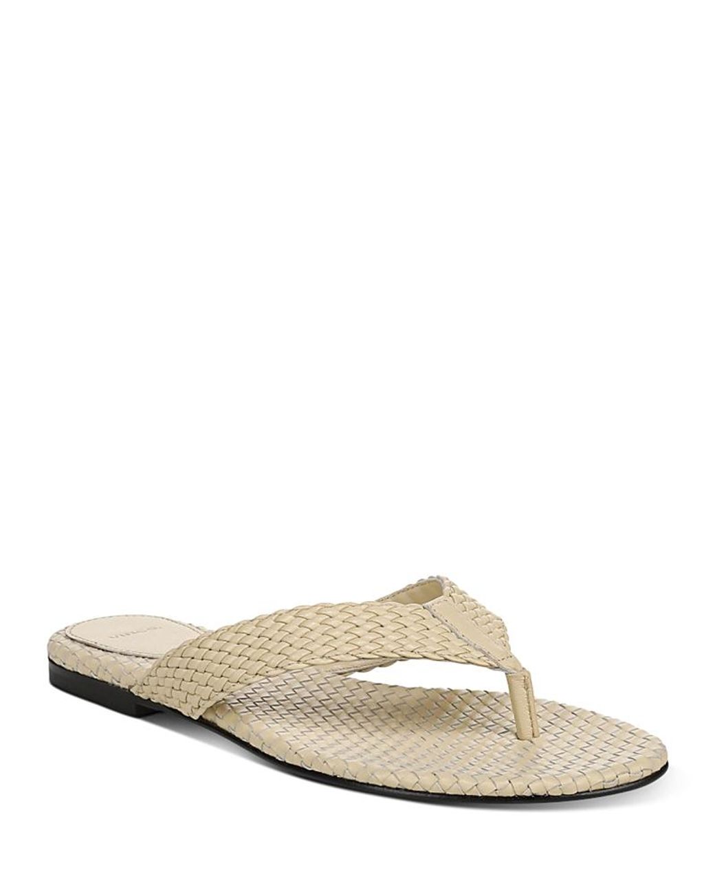 Vince White Lotus Sandals