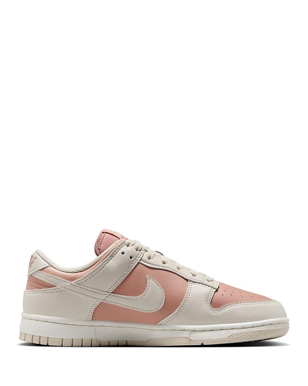 Nike Pink Dunk Low Top Sneakers