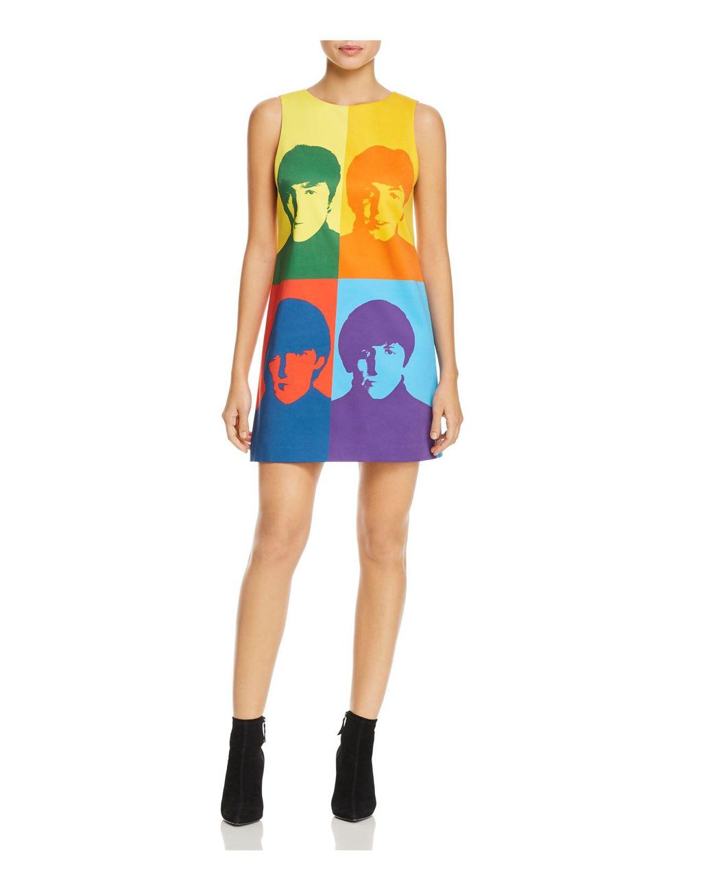 Alice Olivia X Beatles Clyde Shift Dress In Blue Lyst 1762