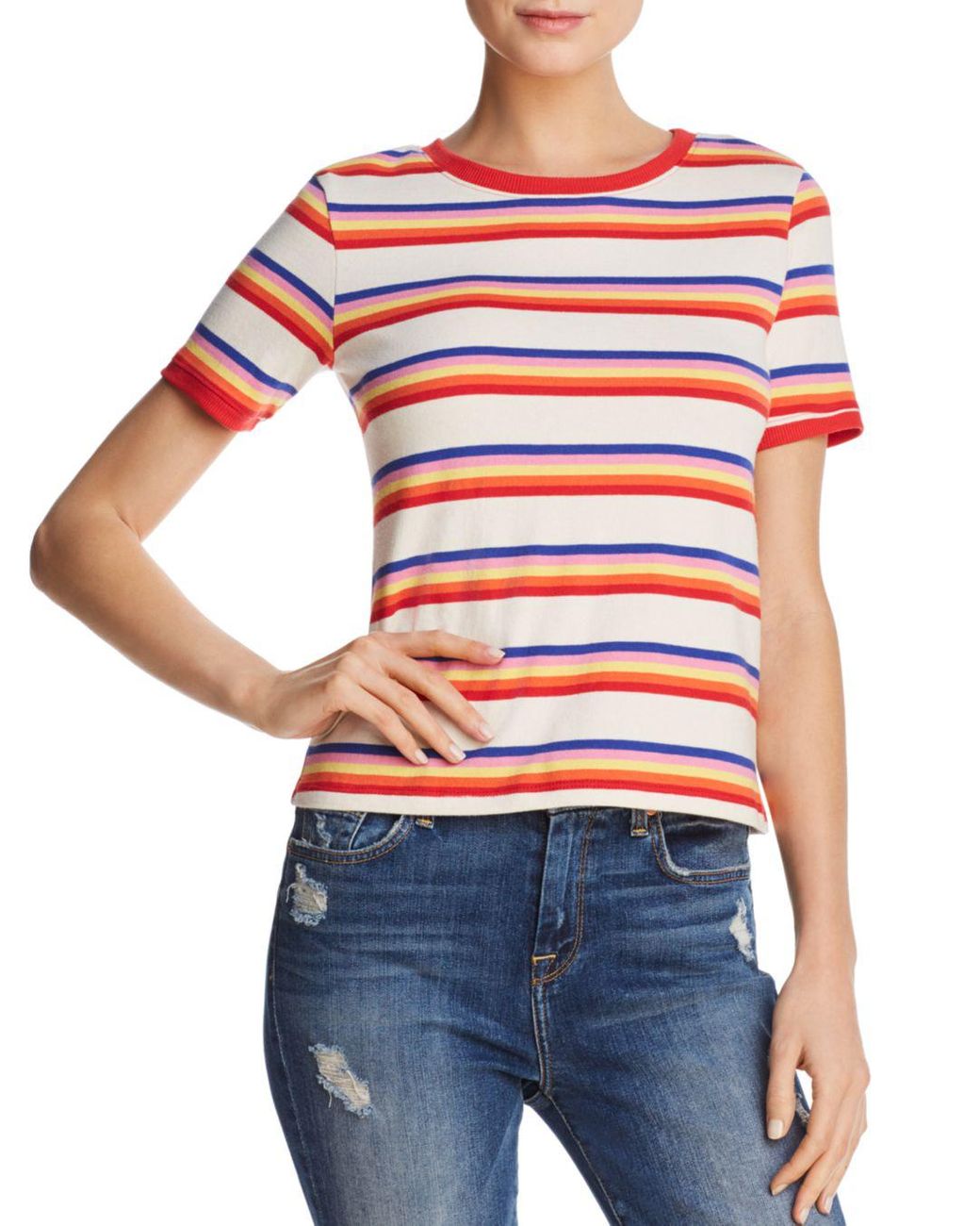 Honey Punch Vintage Striped Tee | Lyst