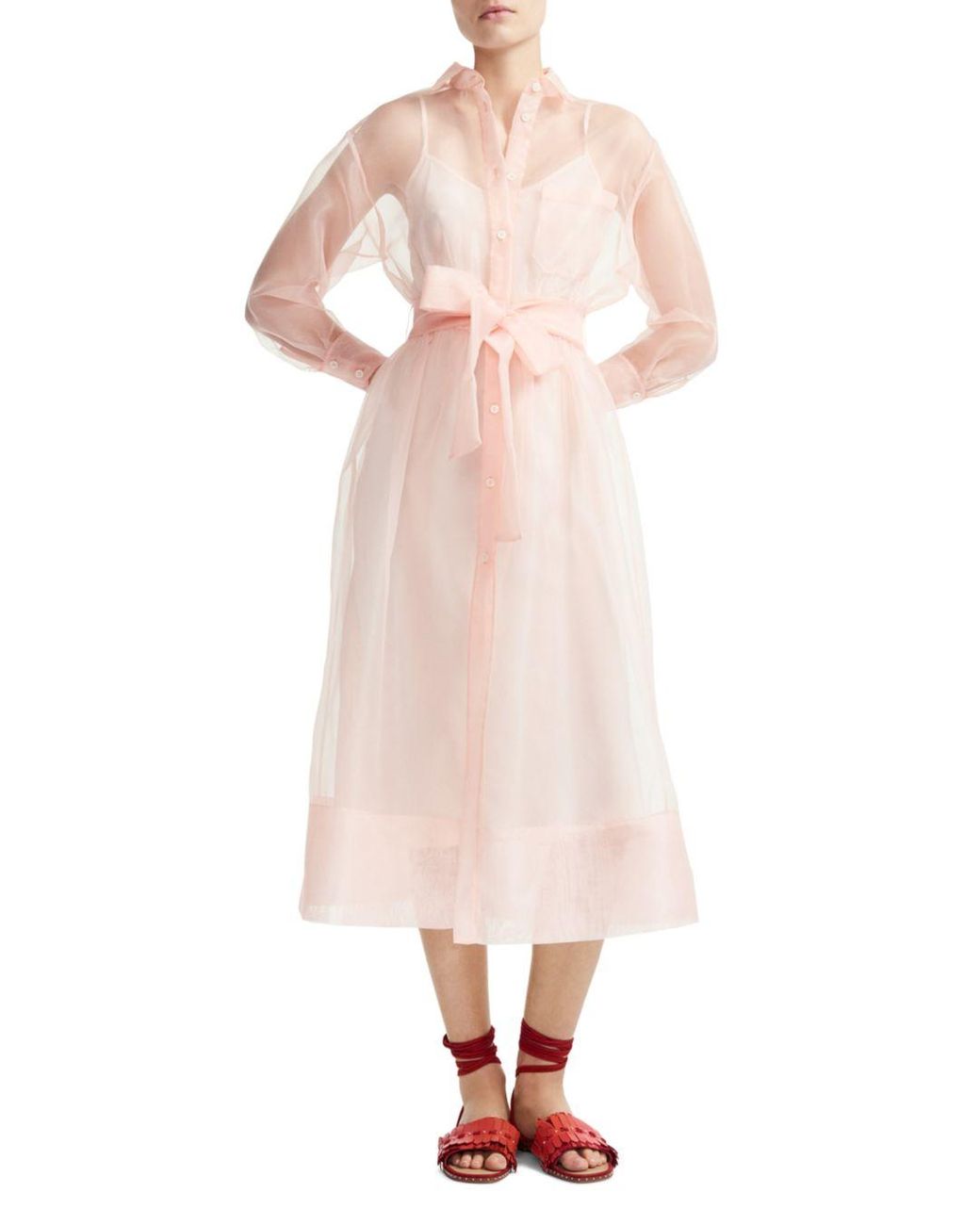 Maje organza shirt dress Clearance