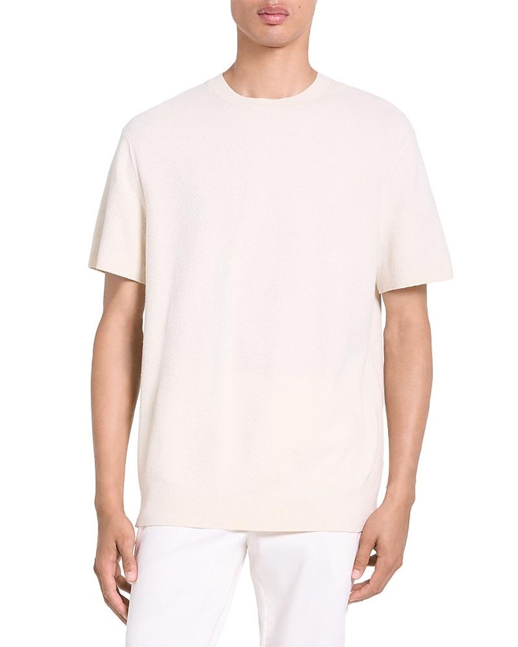 Theory White Soris Tee for men