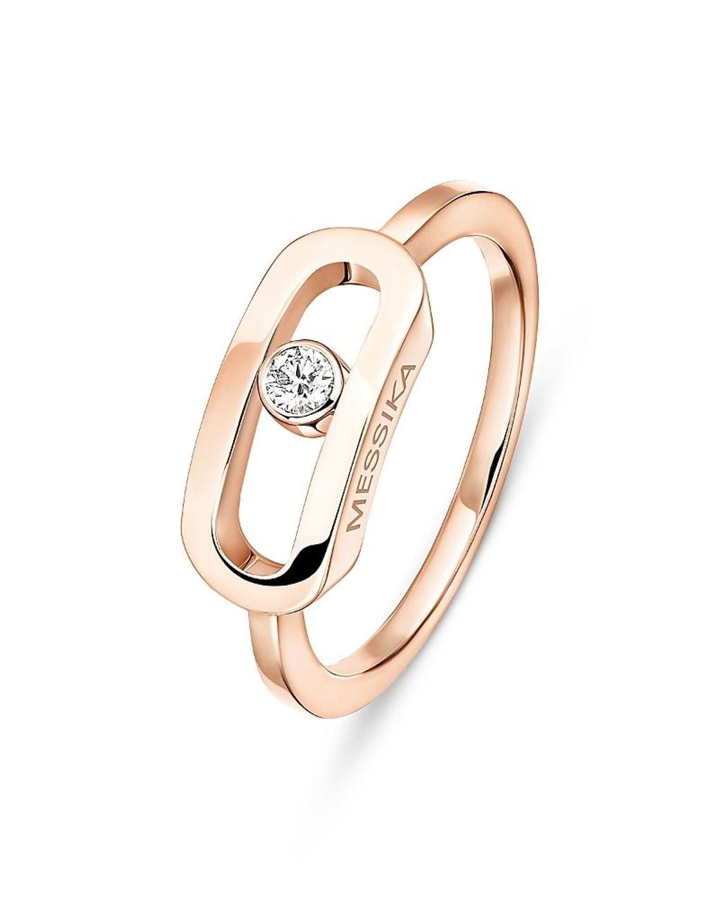Messika White Diamond Move Uno Ring