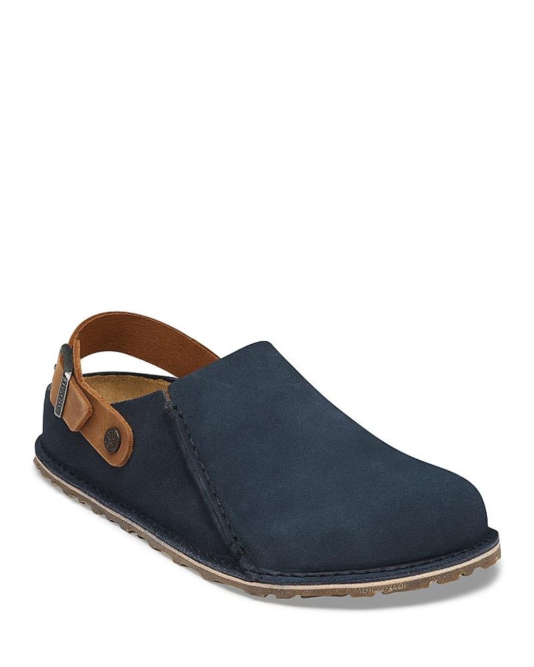 Birkenstock Blue Lutry Slingback Clogs for men