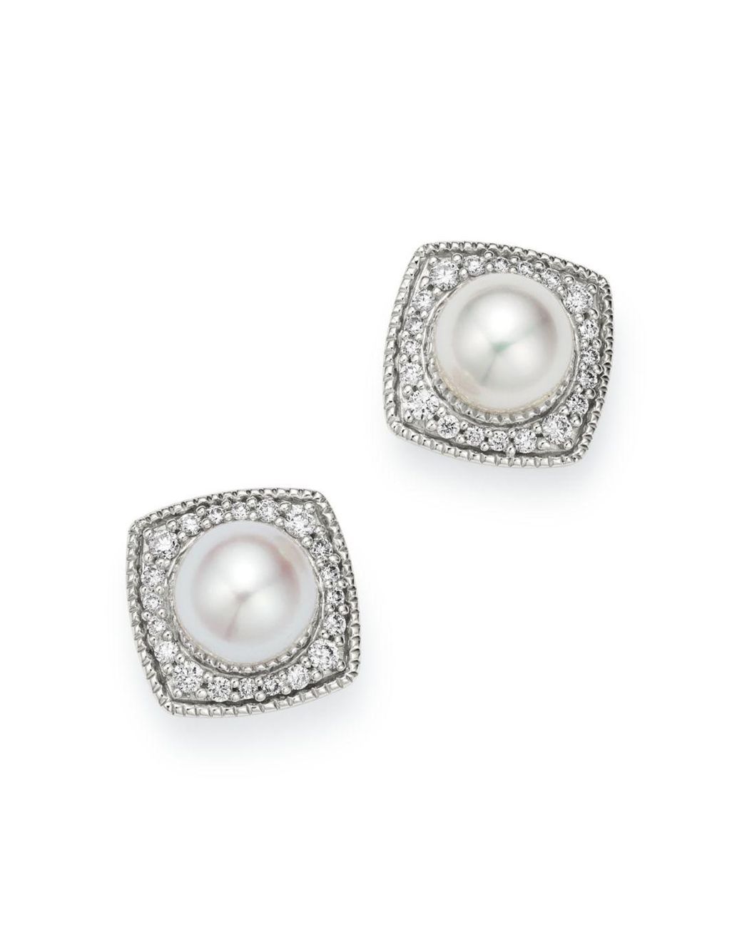 Small Sparkly Ab Blue Heart Crystal Diamante Diamond Stud Earrings
