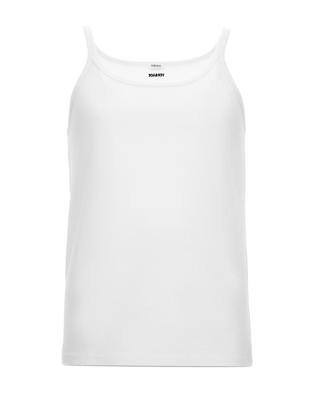 Versace White Jersey Undershirt for men
