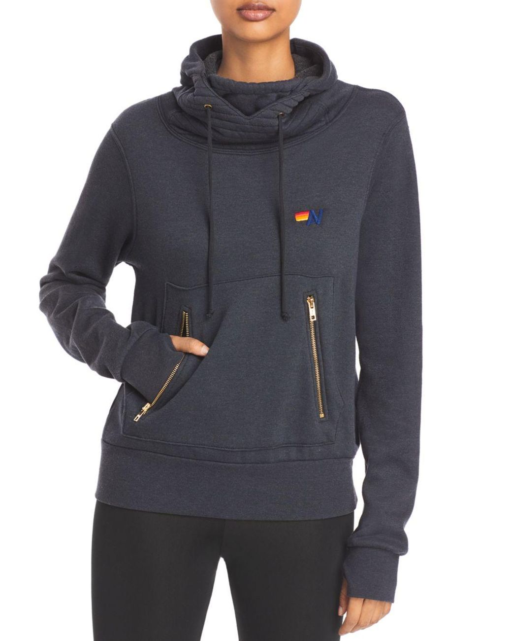aviator nation grey hoodie