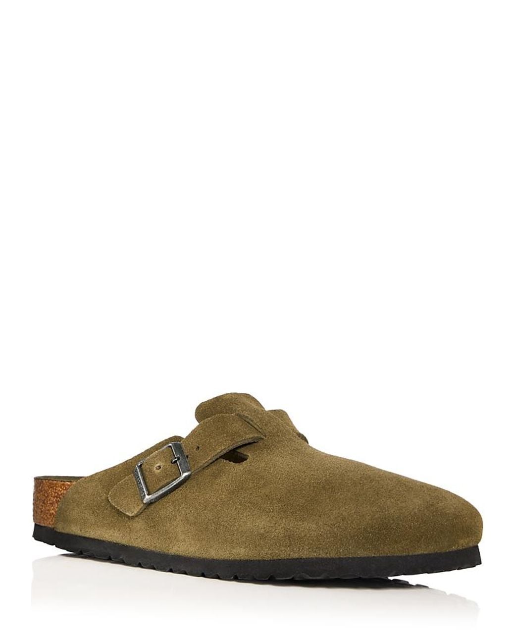 Birkenstock Green Boston Clogs for men