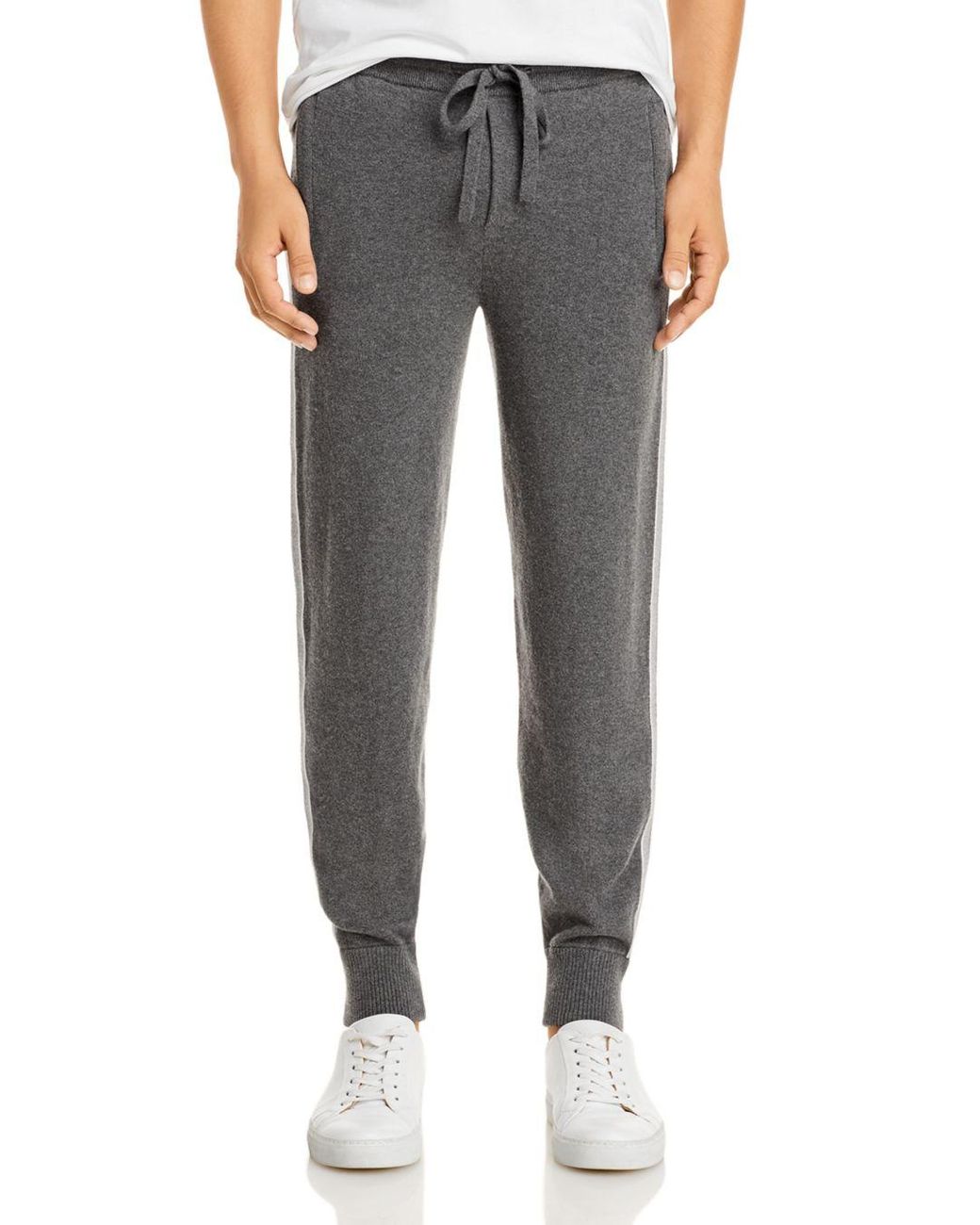 Vince Cotton Cashmere Joggers in Gray for Men - Lyst