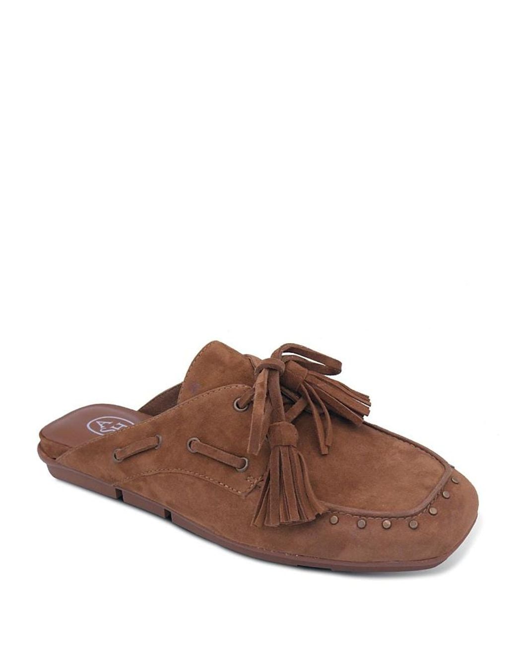 Ash Brown Bavaria Studded Mule