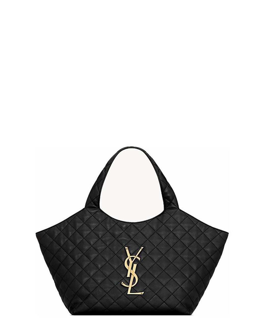 Saint Laurent Black Icare Medium Bag