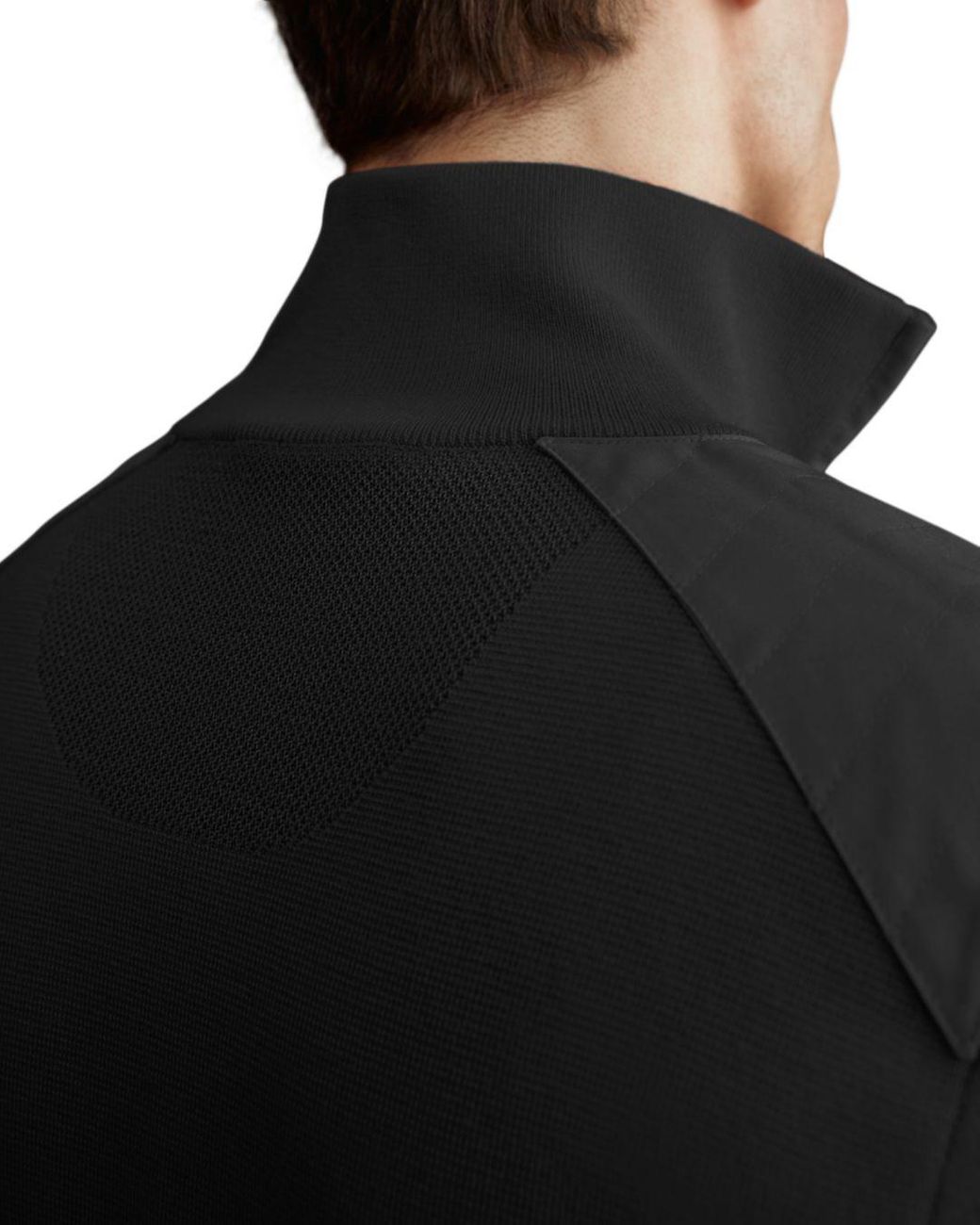 Canada Goose Wool Stormont Quarter - Zip Sweater in Black for 