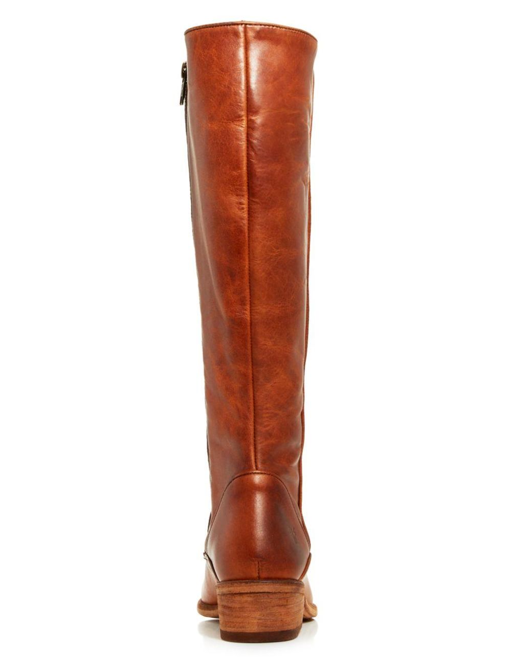 Frye Carson Piping Tall Boots in Brown 