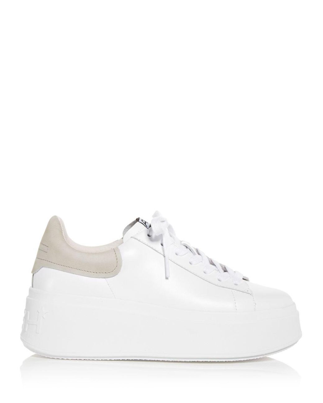 Ash Moby Low Top Platform Sneakers in White | Lyst