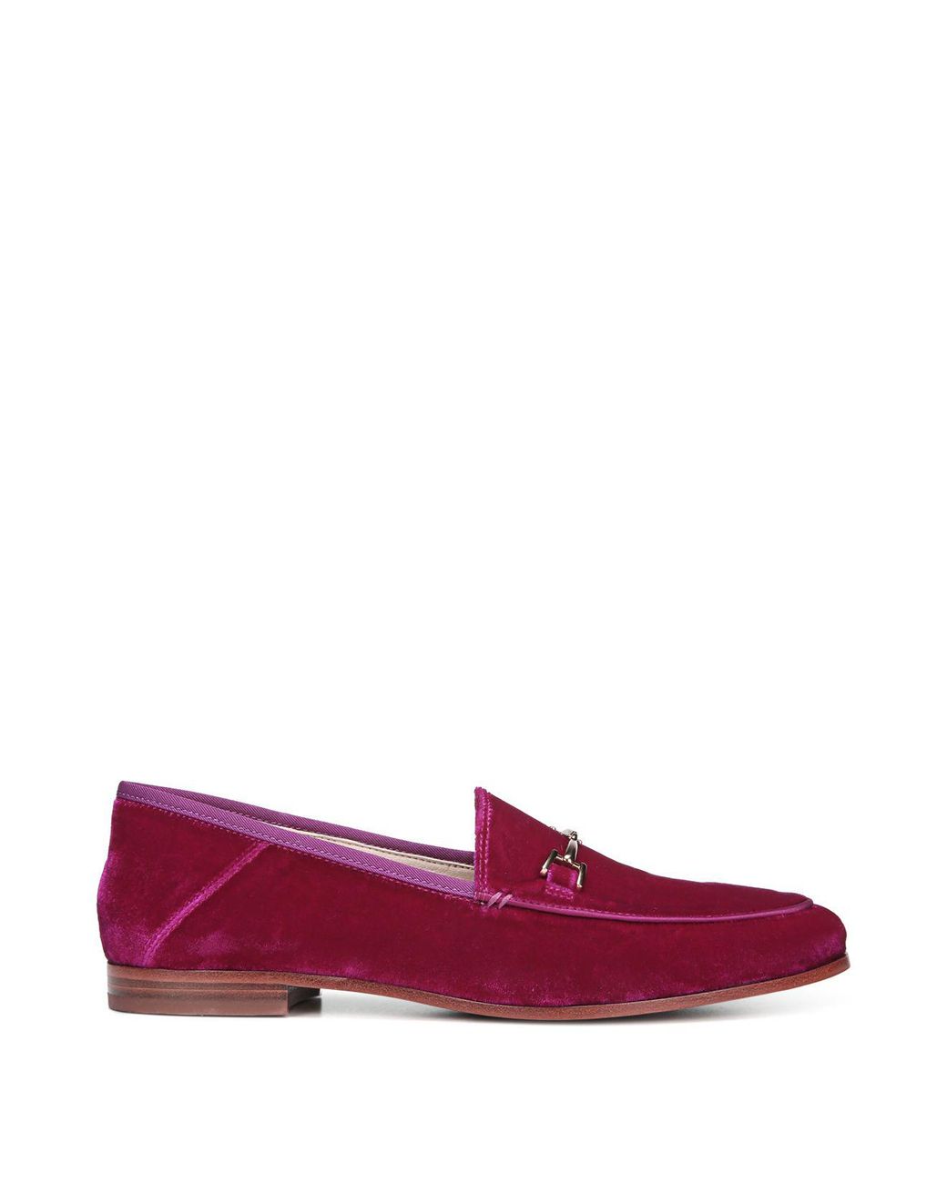 Sam Edelman Women's Loraine Velvet Loafers in Pink | Lyst