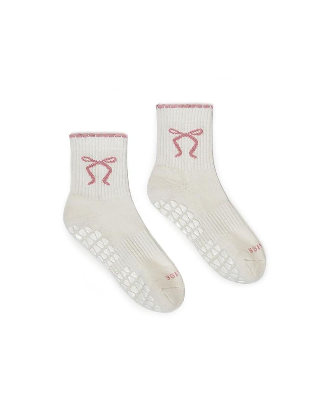 Fraise White Grip Sock