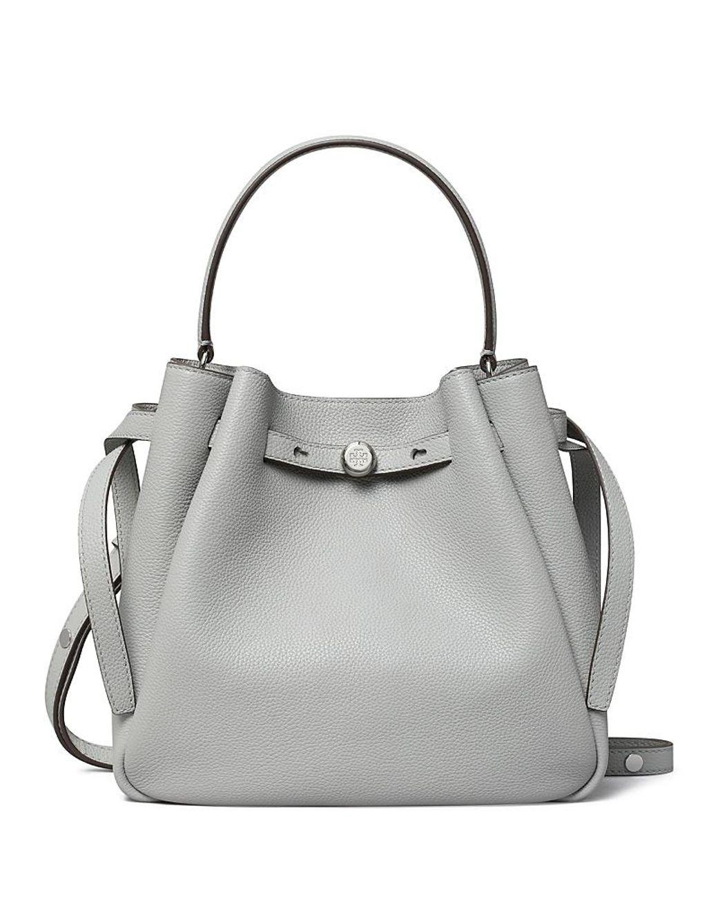 【Tory Burch】ロミー バケットバッグ Light Granite Romy Bucket Bag, Light Granite | Tory Burch UAE
