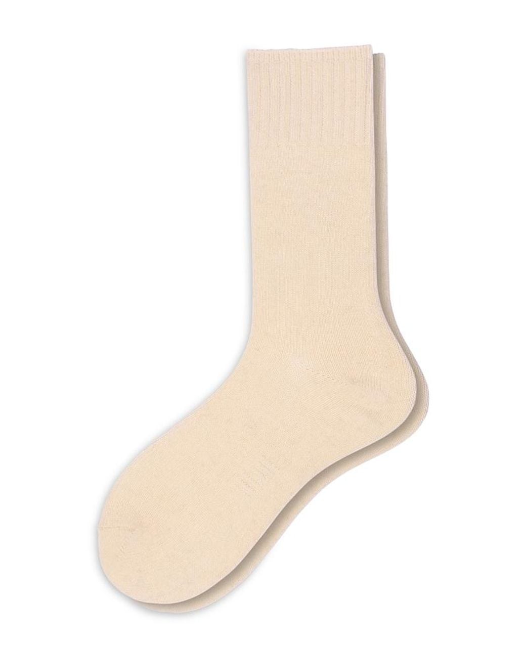 Hue Natural Crew Socks
